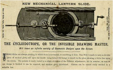 Toverlantaarn lantaarnplaat Cycloidotrope handleiding