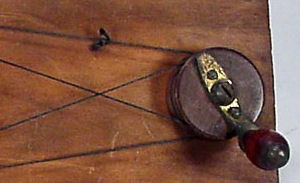 magic lantern slide moving pulley