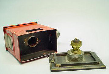 parts of a small magic lantern