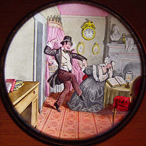 lantern slide temperance drunkard progress